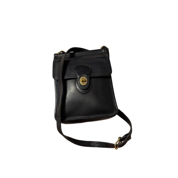 Vtg Coach Black Leather Murphy Crossbody Bag 9930, Collectible EUC - Picture 1 of 12